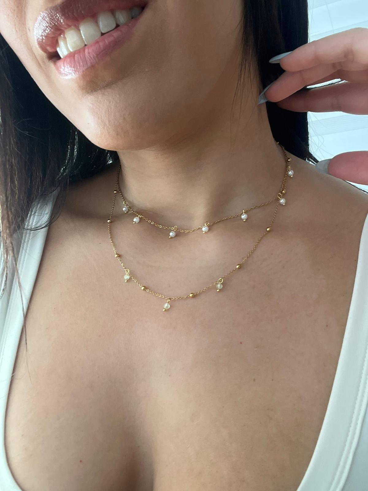 Simple Pearl Necklace
